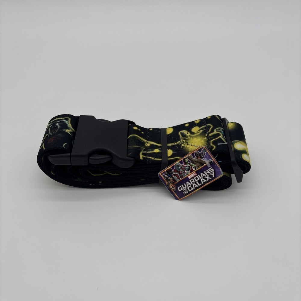 Buckle Down Marvel‎ Guardians of the Galaxy Groot Yellow luggage strap
